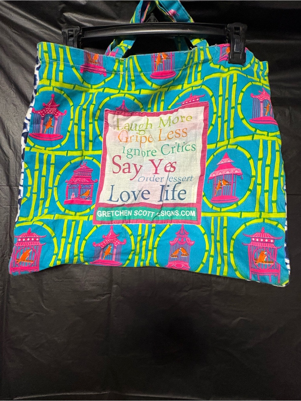 Gretchen Scott Designs Teal, Pink & Yellow Printed Girls' Skirt